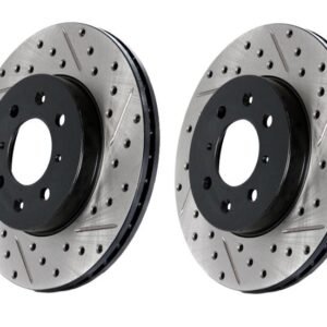StopTech 12-16 BMW 335i Slotted & Drilled Rear Right Rotor