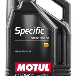 Motul 5L Specific 508 0W20 Oil - Acea A1/B1 / VW 508.00/509.00 / Porsche C20