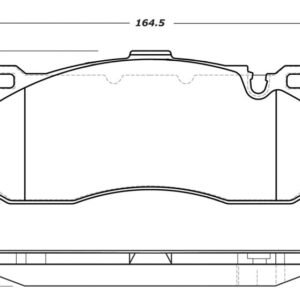 StopTech Street Touring 08-09 BMW 128i/135i Coupe Front Brake Pads