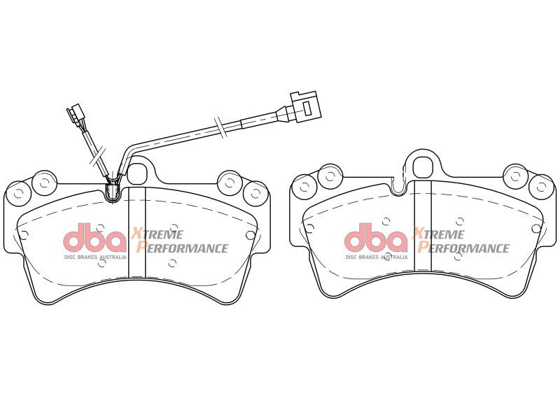 DBA 02-10 Porsche Cayenne XP Performance Front Brake Pads - Image 4