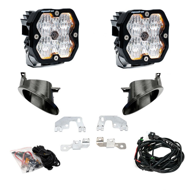 Baja Designs 14-18 Mercedes Sprinter Van 2500/3500 Squadron Sport 2.0 Fog Pocket Kit (WC) - Clear