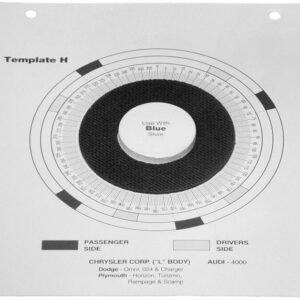 MOOG Indexing Plastic Templates H - Omni / Horizon and Audi 4000 Service Tool
