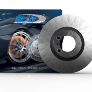 SHW 19-23 Porsche Cayenne S Right Front Smooth Monobloc Brake Rotor (9Y0615302A)