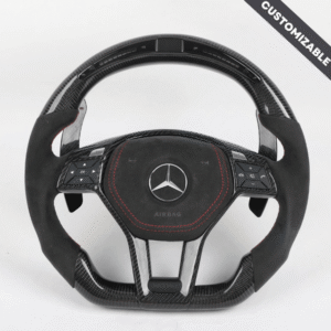 Mercedes W204, W212 C-E (2011-2015) Class Carbon Fiber Steering Wheel - Motoway Upgrade